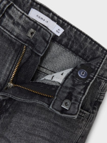 NAME IT Denim Short Silas Loose Dark Grey Denim